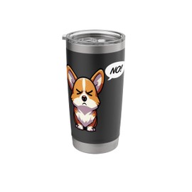 No Corgi Welsh Corgi Corgi lover Corgi owner Corgifan Stainless Steel Insulated Tumbler