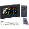 infactory Table Clocks: Wireless Weather Station with Outdoor Sensor, Weather