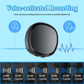 64GB Digital Voice Recorder with Playback - Portable Mini Tape Recorder with MP3 Music Player and USB Flash Drives - 750 Hours Voice Activated Recorder Digital Audio Recorder for Lectures Meetings