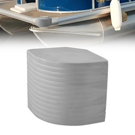 CWaveRow Pontoon Boat Corner Caps Deck Protection Dock Corner Bumper for 90 Rounded Corner Aluminum