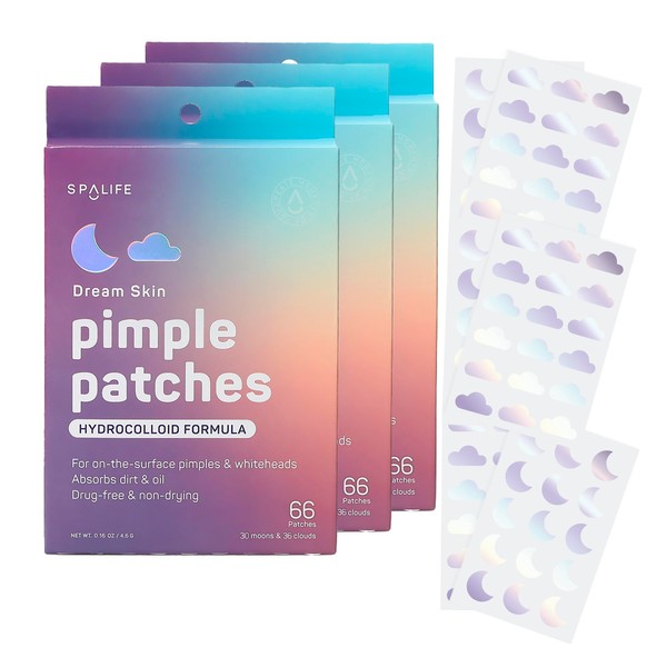 SpaLife Beauty Dream Skin Pimple Patches – Hydrocolloid Formula for