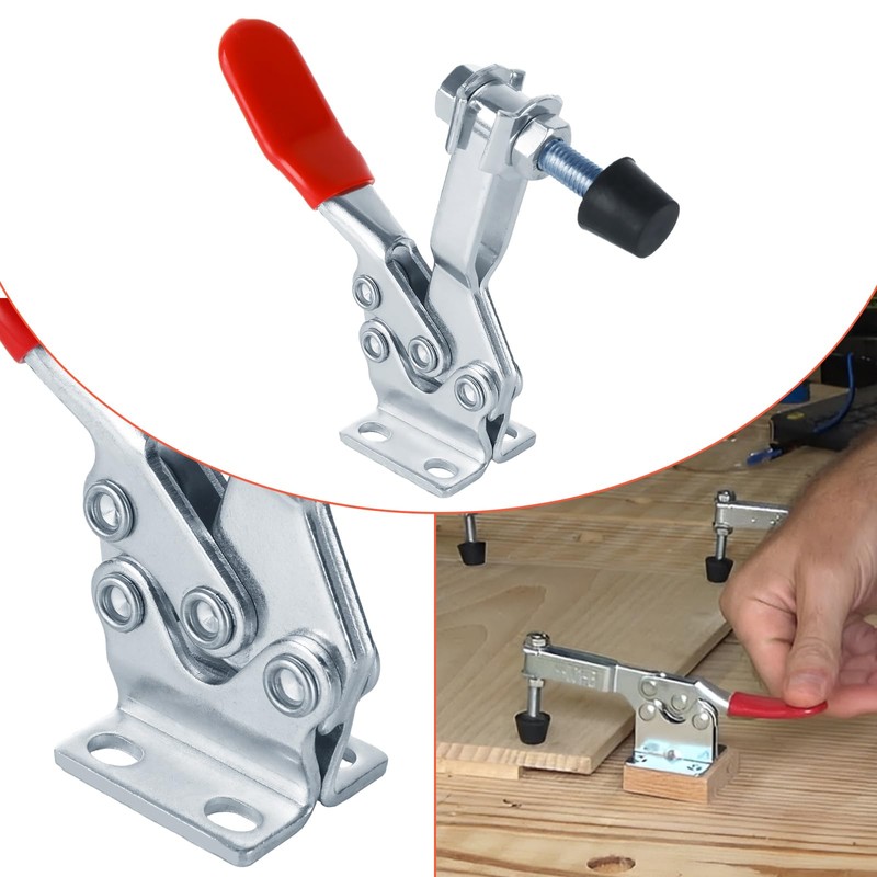 Acrux7 8 Pack Toggle Clamps, 500 lbs Holding Capacity, 225D