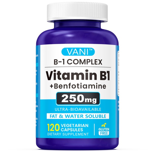 VANI VANI 250mg Vitamin B1 with Benfotiamine, Complex 2 in
