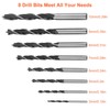 3/8 inch Hand Drill Manual Hand Crank Drill with 8Pcs