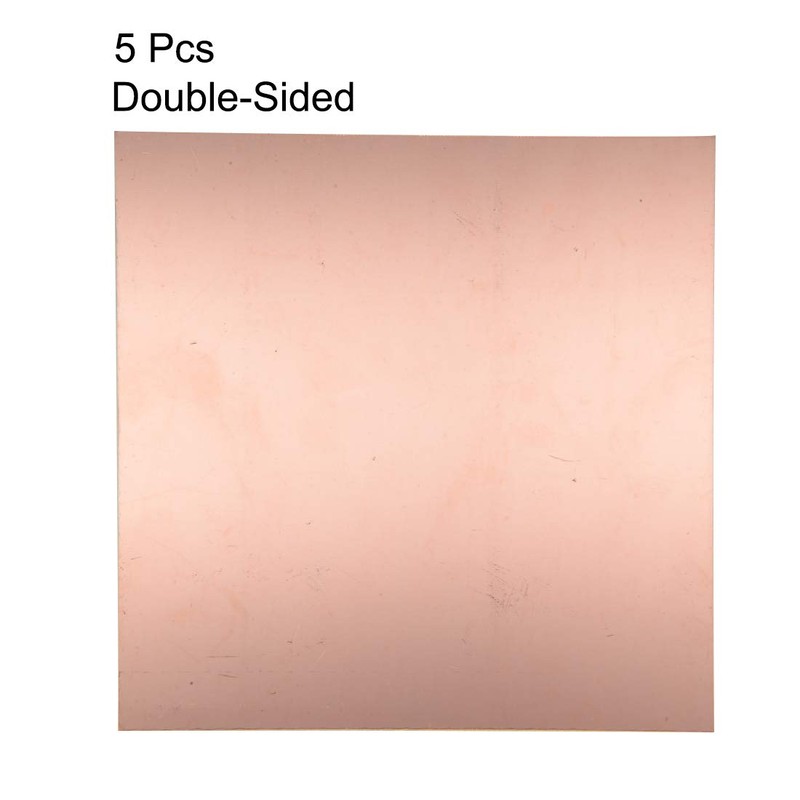sourcing map Double-Sided Copper Clad Laminate PCB Circuit Board, FR4