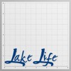 Lake Life Vinyl Decals Stickers (Two Pack) for Cars Trucks