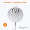 LEPOWER Metal Desk Lamp, Adjustable Goose Neck Table Lamp, Eye-Caring
