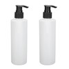 Plastic Pump Bottle Dispenser, 2pcs 250ml Refillable Empty Bottle Container