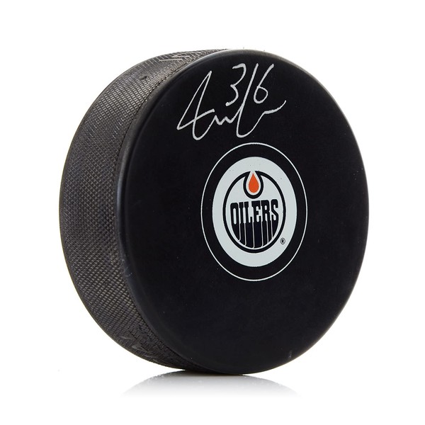 Jack Campbell Autographed Edmonton Hockey Puck