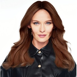 Raquel Welch Charmed Life 12" Top Of The Head Hairpiece by Hairuwear, Human Hair Top Piece, R4HH Chestnut Brown