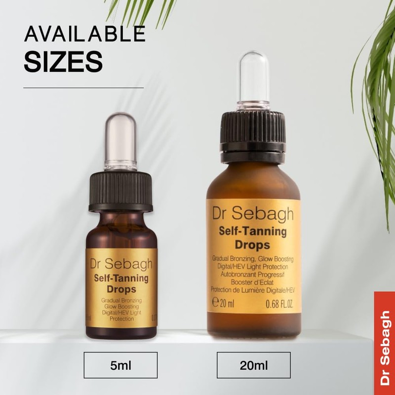 Dr Sebagh Self-Tanning Drops Travel Size- Streak-Free, Scent-Free and Sun-Free