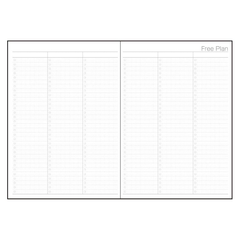 Logical Diary 2025 Index/B6/Gray NSI-B624-25AN