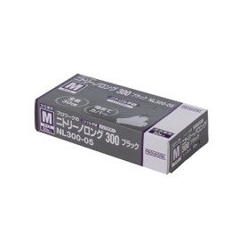 PROWORK Nitrile Longue 300 Black (L) 50 Pieces, Nitrile Gloves, 11.8 inches (30 cm), Thick, Food Sanitation Law, Hair Color, Cooking, Cleaning, Experiment, Light Work