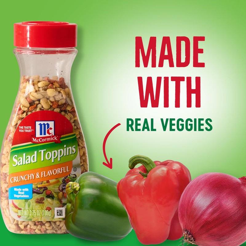 McCormick Salad Toppins Crunchy & Flavorful, 3.75 oz