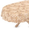 Washable Oilcloth Tablecloth Oval 140 x 240 cm Cut Edge