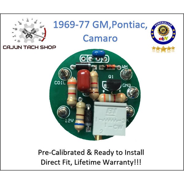 Cajun Tach Shop 1969-77 Camaro, 71-77 Vega, Chevelle, Tachometer Circuit