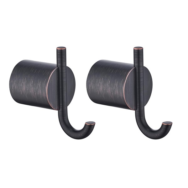SWHYGER 304 Stainless Steel Oil Rubbed Bronze Robe Hooks, Set