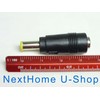 DCプラグ変換アダプタ　5.5mm/2.1mm ⇒ 5.5mm/3.3mm センターピン　極性統一プラグ#4 （5.5 / 2.1 /　3.3 / センターピン）