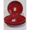 CMG Pasta Bowls Embossed Red Hearts 9.25", Made In Portugal,