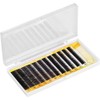 Extensiones de cejas postizas mixtas negras, realzador de cejas artificiales,