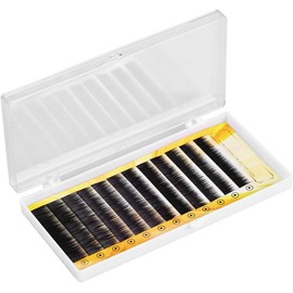 Extensiones de cejas postizas mixtas negras, realzador de cejas artificiales, cejas individuales de 5-8 mm.