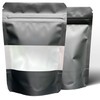 Black mylar bags 3.5g smell proof packaging 9CM x 13CM