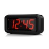 Alarm Clock, LED Digital Clock, Small Wall Clock, Battery Operated,