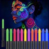 LOPHE 12 Colours UV Body Painting, Washable Make-Up Pens