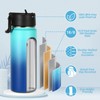 Volhoply 18oz Kids Insulated Water Bottle,Stainless Steel Water Bottles with