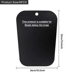 Rstigiker 4 Pairs Boot Shaper Form Inserts Boot Stand Holder Reusable Tall Boot Support Boot Trees for Long Boots Boot Fillers for Women and Men Preventing Creasing Bending (12 Inch)