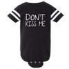 Don't Kiss Me Baby Onesie (6 Month) Black