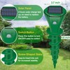 Mole Repellent Solar Powered Ultrasonic,Deer Repellent Devices,Gopher Trap Groundhog Repeller,Sonic