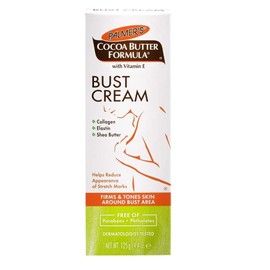 Palmer's Cocoa Butter Formula with Vitamin E Bust Cream, Dermatologist Approved, 4.4 oz (Pack of 5)