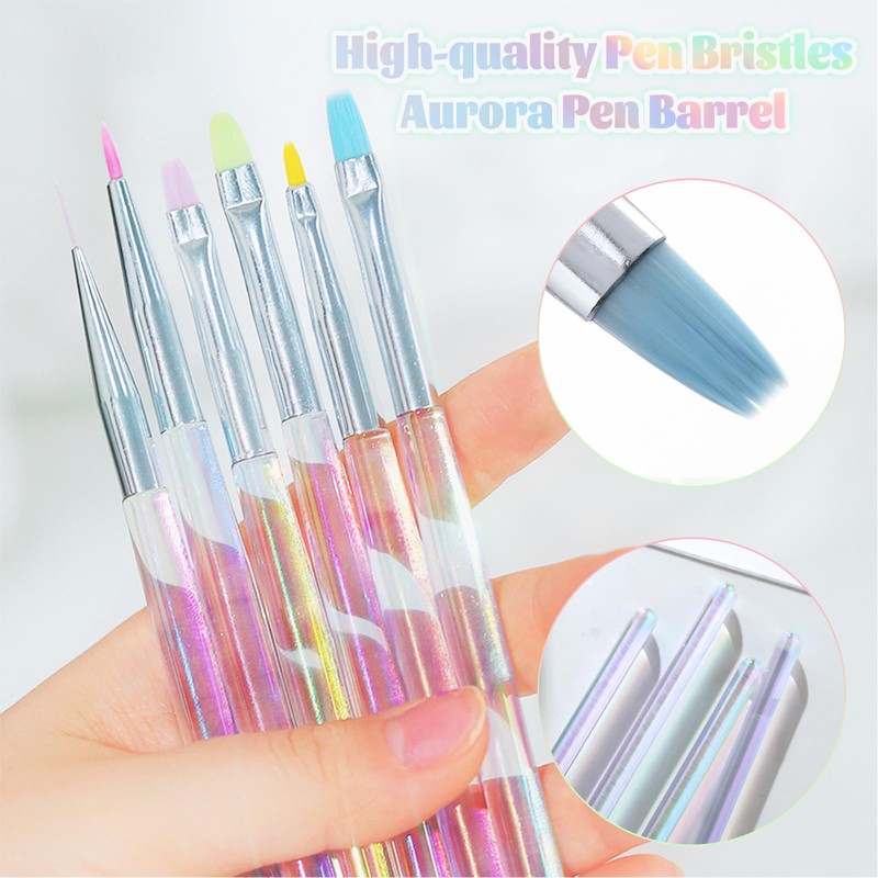Nail Brushes for Nail Art,Acrylic Nail Art Brushes,Nail Art Design