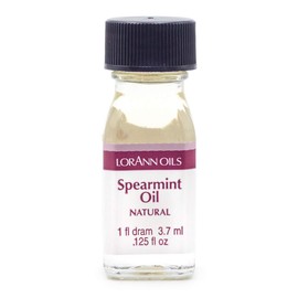 LorAnn Oils Super Strength Flavoring - Used For Candy Making, Flavoring Extracts, Baking, Hard Candy, and Flavor Oils - Bold, Natural Flavors 4X Stronger Than Extracts - Spearmint Oil, 0.125 fl oz