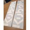 KUBOTA 9” WHITE NEW LOGO TRACTO VINYL DECAL STICKER -