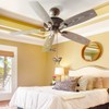 SHIFANQI Ceiling Fan Pull Chain, 2 Pack Copper Dragonfly Fan