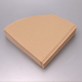 HARIO V60 Paper Coffee Filters, Medium, Unbleached, Box of 100