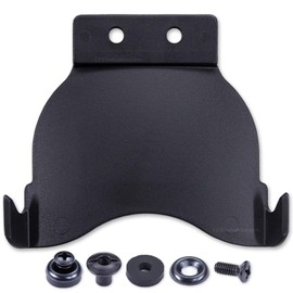 Paddle Mount - Outside-The-Waistband Holster Mounting Attachment - Tactical Black - (Drilled) - (w/Mounting Hardware) - (Black Coated Metal Finishing Washers) - (1 Pack)