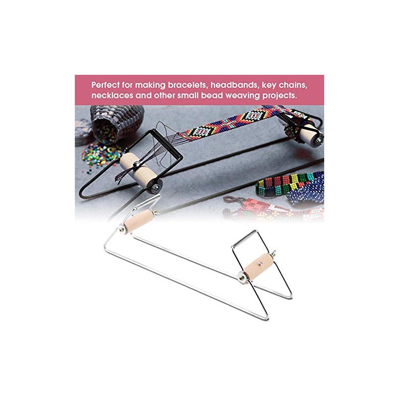 Beads Loom Beads Weaving Metal Frame Craft DIY Beads Loom