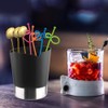 Straws Holder Container, Cocktail Straw Holder, Spoon Cutlery Box Storage