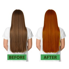 Amour Tresor 30 Minute Henna Hair Color Infused with Goodness of Herbs. Ammonia Free Hair Dye (Pack of 1, Orange)