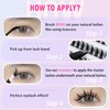 [Wholesale-Only 100 Pack] Geeneiya Spikes Manga Lash Clusters D Curvature