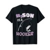 My Son Is A Hooker T-Shirt Funny Ironic Pun Fishing
