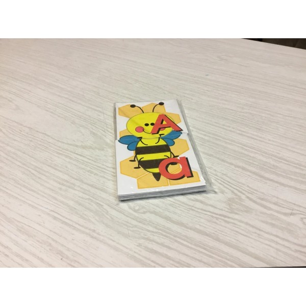 Unbranded HONEY BEE - Uppercase Lowercase Match - Teaching Supplies