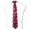 JEMYGINS Men's Christmas Tie and Tie Clip Set - m