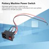 2PCS Pottery Machine Power Switch Push Button Safe Heat Resistant