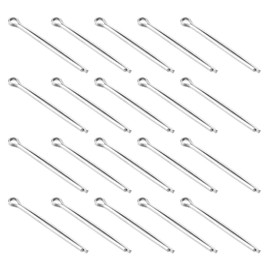 sourcing map 20Pcs 5mmx65mm 304 Stainless Steel Cotter Pin, Split Pin Fastener Clips Split Cotter for Household Appliances, Sports Equipment, Car Mechanics Repair (Silver)