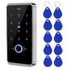 KurDunly RFID Biometric Fingerprint Access Control Keypad, Waterproof Touch Controller