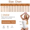 ONEW Women's Strapless Bandeau Shapewear Body Cami Bodysuit Top with